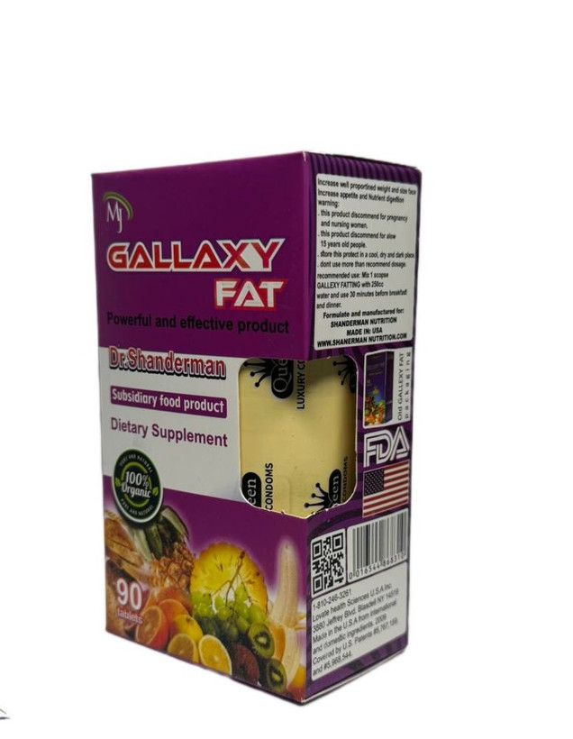 قرص چاقی کل بدن گلکسی فت Galaxy Fat | افزایش اشتها و افزایش وزن طبیعی – ۹۰ عددی اصل و اورجینال