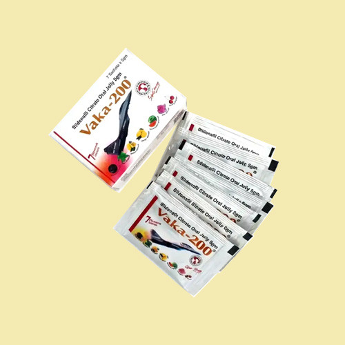 ژل خوراکی تقویت نعوظ واکا 200 (VAKA-200) | بسته ۷ عددی اصل و اورجینال